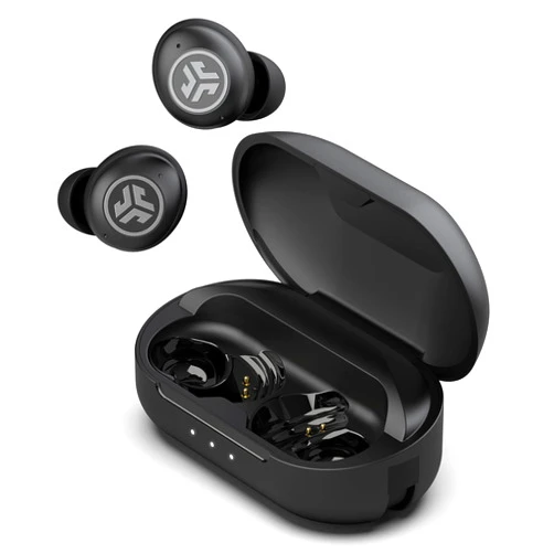 JLab JBuds Air Pro True Wireless Earbuds, Black, Bluetooth Multipoint, Auto Play & Pause, Dual Connect, IP55 Sweat & Dust Resistance, Be Aware Audio for Safety, Custom 3 EQ Sound Settings