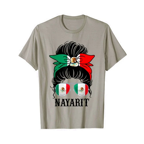 Viva Mexico Nayarit Mexico Girls Women Nayarit Mexico Pride Mexican Flag State T-Shirt