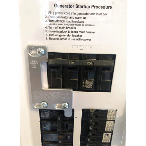 Wired Rite Generator Interlock Kit for Siemens/Murray/ITE 150/200 Amp Service Panel