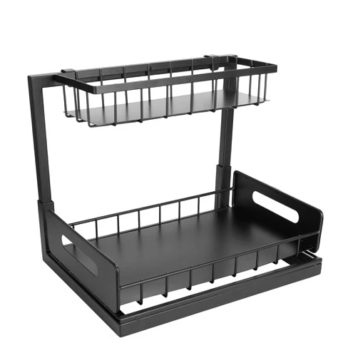 ATiyyo Under Sink Organizers and Storage 2 Tier Slide Out Kitchen Bathroom Cabinet Organizer