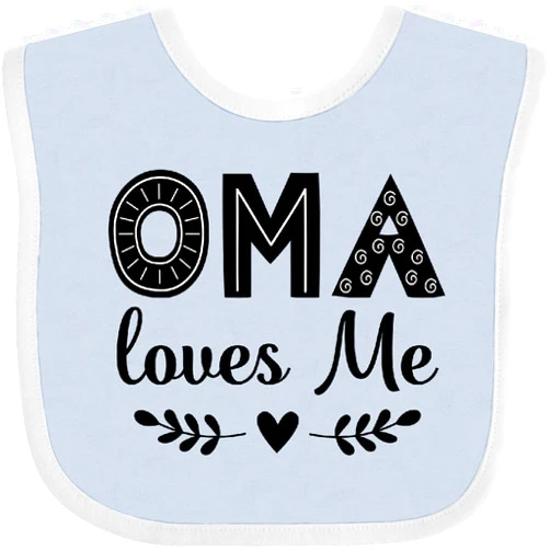 inktastic Oma Baby Clothes Baby Bib