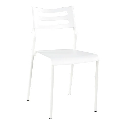 Humble Crew Lucky Theory Humble Crew Lightweight Desk Chair, Plastic, White White 19D x 16W x 30H in