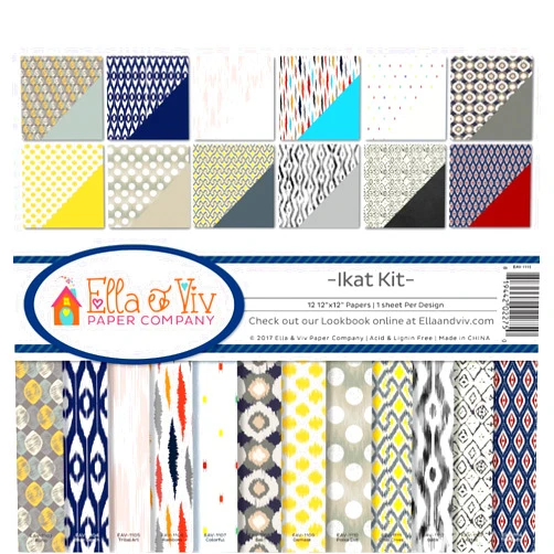 Ella & Viv by Reminisce (ELLLX) Scrapbook Collection Kit, Multicolor