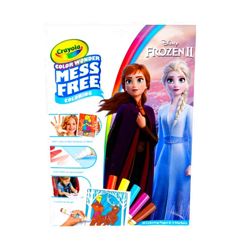Crayola Color Wonder Frozen Coloring Pages & Markers, Mess Free Coloring, Gift for Kids, Age 3, 4, 5, 6 (Styles May Vary)
