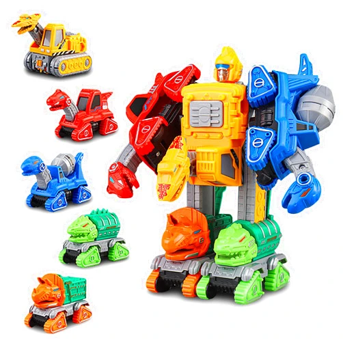 TOYSXYIN.5 in 1 Dinosaur Transforming Toys for Boys 4-6 Action Figures Transform Dino Robot Toys for Kids 3-5 5-7 Educational STEM Take Apart Toys for 3 4 5 6+ Year Old Boy Girl Birthday Gifts