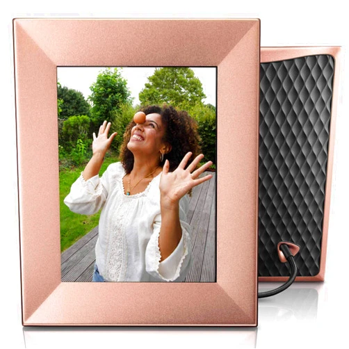 Nixplay 8 inch Smart Digital Photo Frame with WiFi (W08G) - Black - Share Photos and Videos Instantly via Email or App