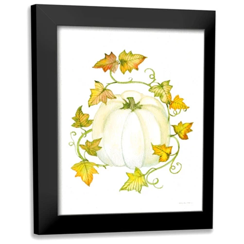 ArtDirect - McKenna, Kathleen Parr 15x18 Black Modern Framed Art Print Titled: Pumpkin and Vines III