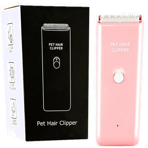 Grimgrow Dog Cat Home Hair Waterproof Clipper Portable Electric USB Rechargeable Pet Grooming Tools Low Noise Shaver Cordless Trimmer for Small and Large Pets