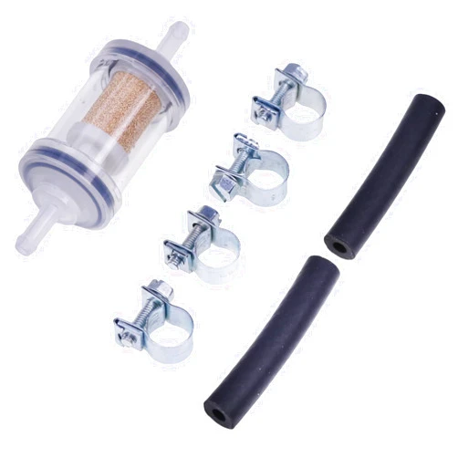 ZTUOAUMA Diesel Fuel Filter Kit with Clamps and Hoses with 297 Micron Bronze Element Compatible with Webasto Eberspacher Parking Heater Fuel System