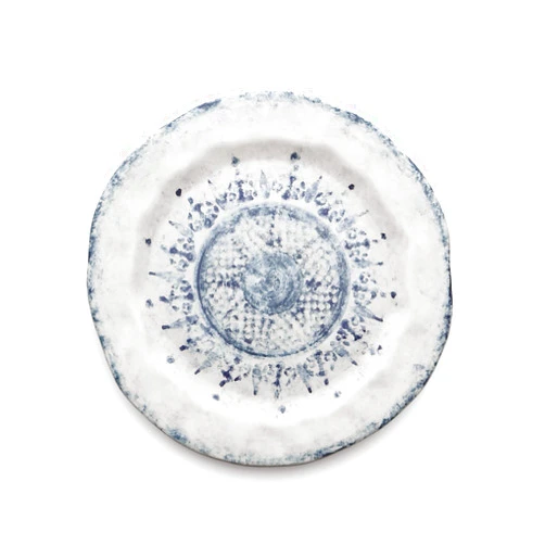 Arte Italica Burano Salad/Dessert Plate, Blue