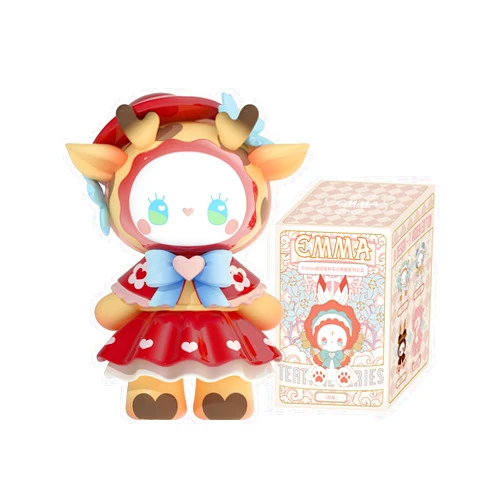 Bahomu Anime Blind Box, 3.5 Inches Cute Emma Secret Forest Series PVC Blind Box Figure for Desktop Ornament, Collectable Action Figure for Birthday Gifts (Collection Series)