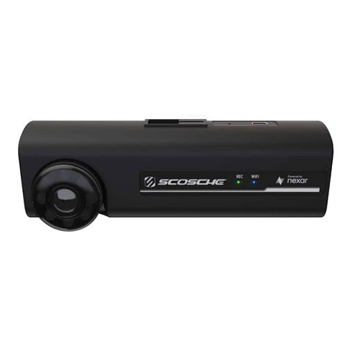 Scosche NEXC2128-XCES0 Full HD Two-Way Smart Dash Cam Powered by Nexar with Suction Cup and 128GB Memory