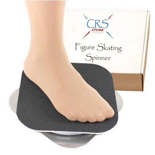 CRS Cross Figure Skating Spinner - Training Aid for Ice Skaters, Gymnastics, Dance and Ballet Pirouette. Metal Eight (8) Inch Spin Trainer.