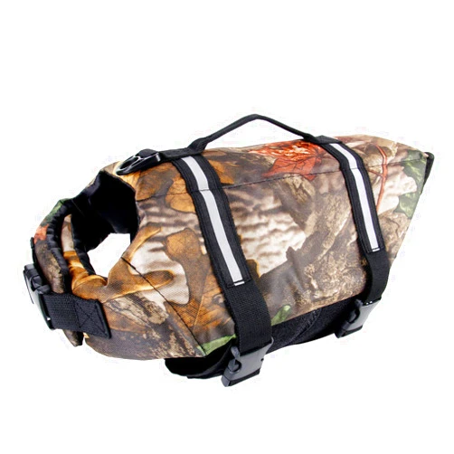 Yoyoung Camo Pet Life Preserver Jacket,Camouflage Dog Life Vest with Adjustable Buckles,Dog Safety Life Coat for Swimming, Boating, Hunting | (XS, S, M, L, XL) …