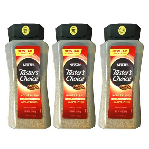 NescafÃ Nescafe Taster's Choice House Blend 14 oz. Pack of 3