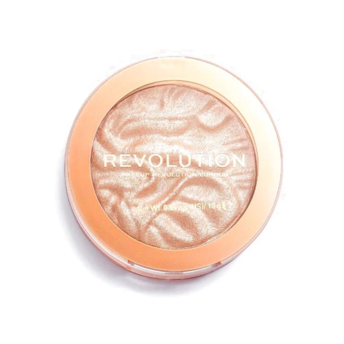 Revolution Beauty London Revolution Beauty, Reloaded Pressed Powder Highlighter, Intensely Pigmented for a High Impact Dewy Finish, Dare To Divulge, 0.22 Oz.