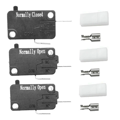 QIYANGBRO KW3AT-16 Microwave Oven Door Switch Replacement Part 16A 125VAC(2X Normally Open + 1x Normally Closed)