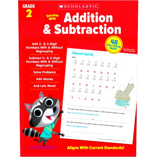 By Scholastic Teaching Resources (Author) Scholastic Success with Addition & Subtraction Grade 2 Workbook