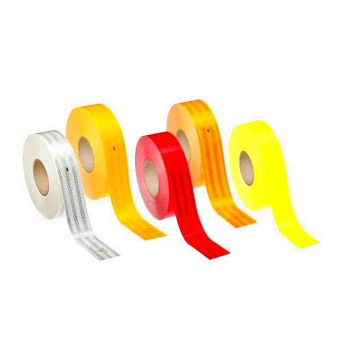 Diamond Grade 3M Diamond Grade Conspicuity Markings 983-32, Red/White, 67636, 2 in x 50 yd, kiss-Cut Every 18 in