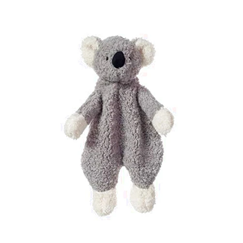 Apricot Lamb Stuffed Animals Security Blanket Gray Koala Infant Nursery Character Blanket Luxury Snuggler Plush(Gray Koala, 10 Inches)