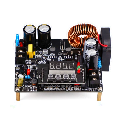 DROK DC Buck Converter, DC to DC Step Down Power Supply Module 10V-65V to 0-60V 0-12A Adjustable Voltage Regulator Transformer Board with LED Display for Volt Reducer