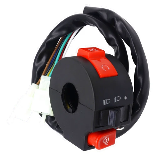 HiSport ATV Left Kill Light Starter Switch 8 pin Compatible with Taotao SunL Peace Eagle 50cc 70 cc 90cc 110cc 125cc 150cc ATVs Quad 4 Wheelers Parts