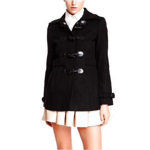 Vertigo Paris Women's Classic Duffle Style Toggle Coat