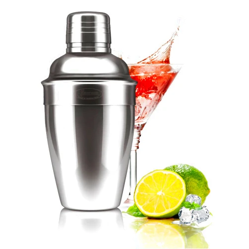 Newness Cocktail Shaker, Stainless Steel Martini Shaker, Drink Shaker Built-in Strainer, Professional Stainless Margarita Mixer, Bartender Kit Gifts, Small, Easy to Carry, Single Martini 8.4oz（250ml)