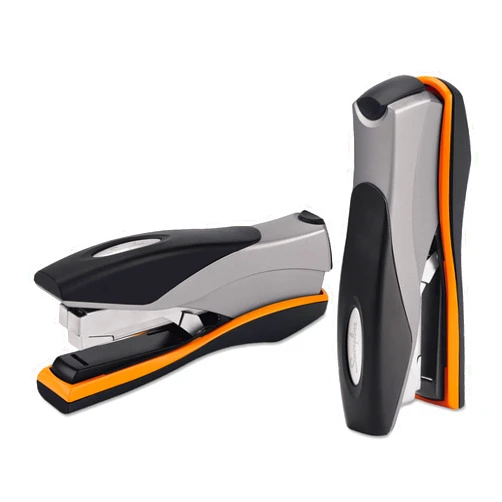 Swingline Stapler, 40 Sheet Capacity, Optima 40, Jam Free, Reduced Effort, Soft Grip, Metal, Orange and Gray (87845)