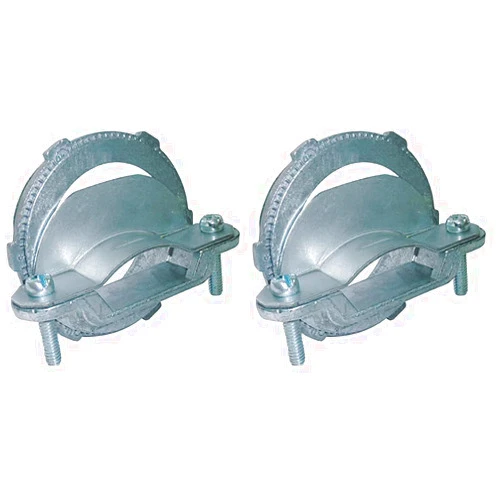 Sigma Electric Sigma Engineered Solutions Sigma Electric ProConnex 44664 NM/SE Clamp Type Connector 1-1/4-Inch, 2-Pack, 1 Count (Pack of 1), Gray