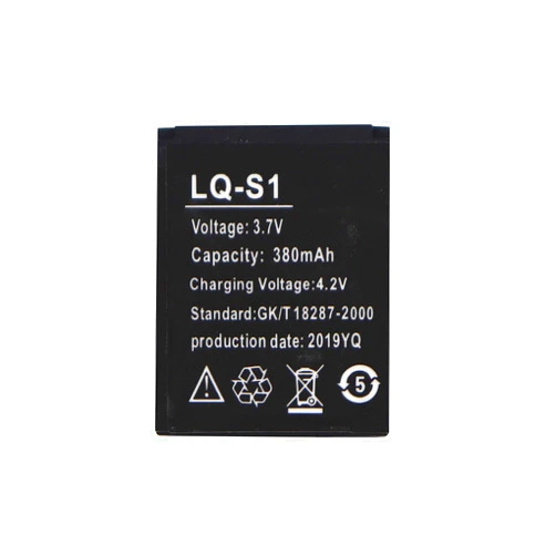 DCH LQ-S1 Battery Replacement for V8 Smart Watch A1 Smart Watch DZ09 Smart Watch Battery（3.7V 380mAh）