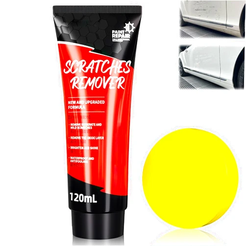 MAROJEIF Car Scratch Repair Paste with Sponge,Car Scratch Remover for Vehicles,Car Paint Scratch Repair Polishing Wax,Scratch Repair Wax for Car,Upgrade Car Scratch Remover Kit for Car Various Surfaces (1 Set)