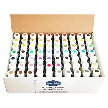 AmeriColor Corp. Food Coloring AmeriColor Heavenly Seventy Kit Soft Gel Paste 70 x .75 Ounce Bottles