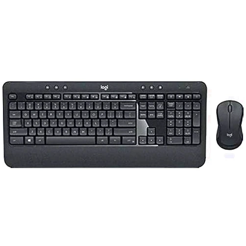 Logitech MK540 Advanced Wireless Keyboard Full Size for Windows Keyboard and Mouse, Long Battery Life, Caps Lock Indicator Light, Hot Keys