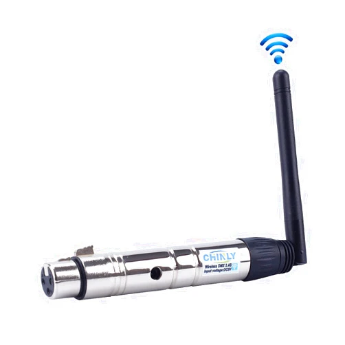 CHINLY DMX512 DMX Dfi DJ 2.4G Wireless 1 Receiver LED Lighting Control for LED Stage Par Party Light