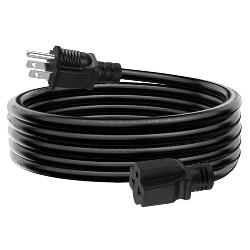 LAKCZIO 6 FT 12 Gauge Extension Cord, 12AWG 15Amp 5-15P Household AC Plug Adapter to 20Amp 5-15R, 5-20R, 6-15R, 6-20R, T Blade Outlet Power Cord.