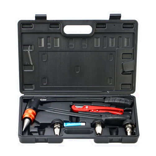 IWISS iCrimp PEX-A Expander Tool Kit with Self-Rotary Expansion Heads 1/2,3/4 and 1-Inch,PEX Cutter included for Uponor ProPEX,Wirsbo