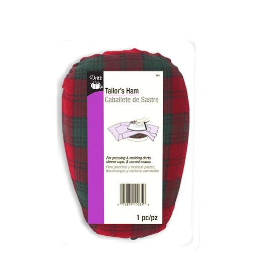 Dritz 562 Wool Tailor's Ham, 1 Count (Pack of 1), Brown