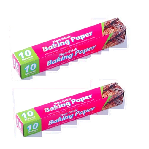 HROMEN Baking Paper,2 * 30CMX1000CM, Parchment Paper Roll, Microwave Oven Cooking Mat Sheet, Unbleached Non-Stick Baking Liners Sheets for Cook Grilling Air Fryer Steaming Bread Cup Cake Cookie BBQ Party