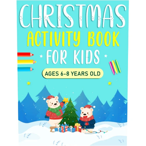 DFCV PMLK Christmas Activity Book For Kids Ages 6-8 Years Old: Christmas Activity Puzzle For Kids. Includes Logic Puzzles, Sudoku, Coloring, Mazes, Word Search, Word Scramble and More!