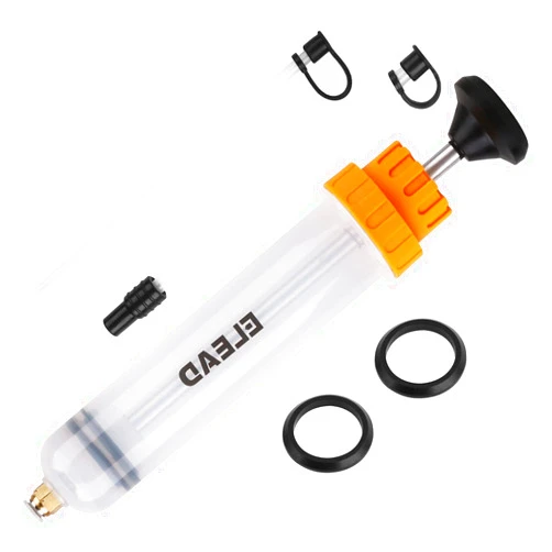 ELEAD 200CC Siphon Pump, Oil Extractor Pump, Oil Pump, Transfer Pump, Fluid Extractor, Fluid Syringe Extractor, Car Vacuum Fuel Transfer, Siphon Pump for Gasoline Hand Cleaner for auto Mechanics