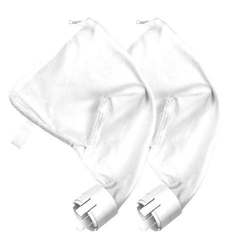 gulrear 2 Pack Pool Cleaner All Purpose Bag Replace for Polaris 360&380 Pool Cleaner Parts Zipper Closure Nylon Mesh Pool Cleaner Filter Bag for Most Debris