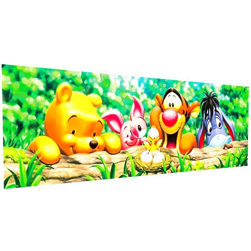 JYLMOOD Cartoon Friends Large Diamond Painting Kits for Adults - 5D Diamond Art Kits for Adults Kids Beginner,DIY Full Drill Diamond Dots Rhinestone with Tools Accessories for Home Wall Decor Gifts 36x12inch