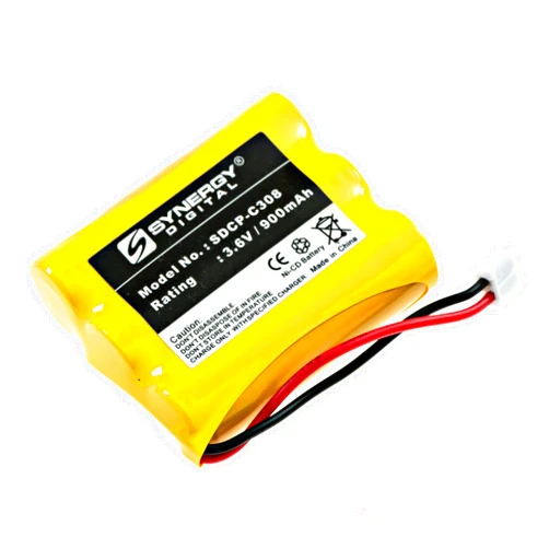 Synergy Digital Cordless Phone Battery, Works with AT&T-Lucent E2127B Cordless Phone, (Ni-CD, 3.6V, 900 mAh) Ultra Hi-Capacity, Compatible with Vtech 80-5071-00-00 Battery