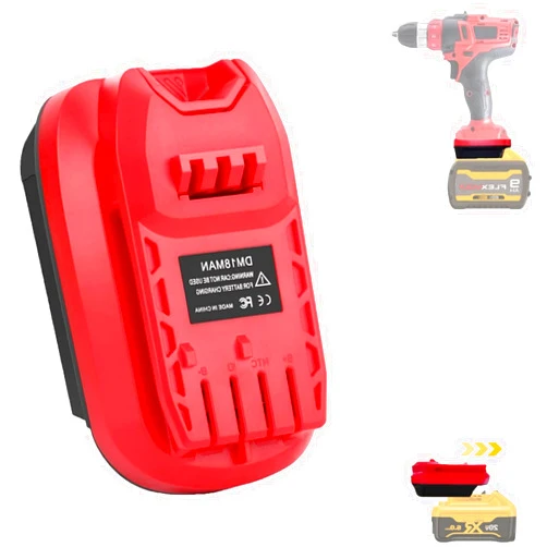 YMWLKJ for DeWalt Battery Adapter, Convert for DeWalt 20V 60V Battery to for Craftsman Battery Adapter, Work for Craftsman New 20V Power Tool (Adapter Only)