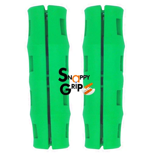 Snappy Grip Green Ergonomic Replacement Bucket Handles 2 Pack