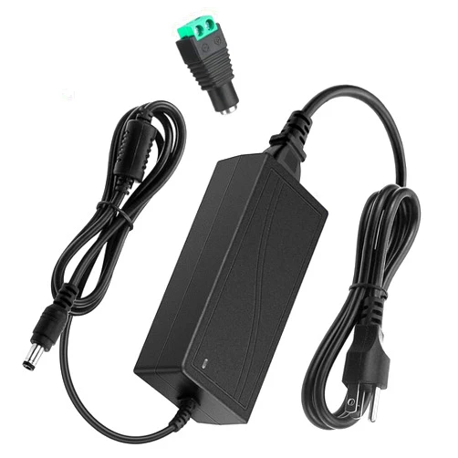 Auplf 24V Power Supply, 24V 6A Power Supply 100V-240V AC to 24V DC Power Supply with LED Terminal Connector, 24 Volt 6 Amp Power Supply 5A 4A 3A 2A 1A DC Adapter with 5.5x2.1mm Jack