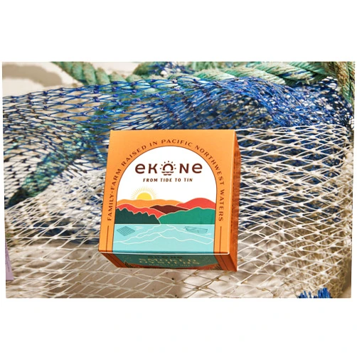 Ekone Oysters Company Ekone Habanero Smoked Oysters Farmed, Raised, Canned in Washington State 3oz (6 Pack)