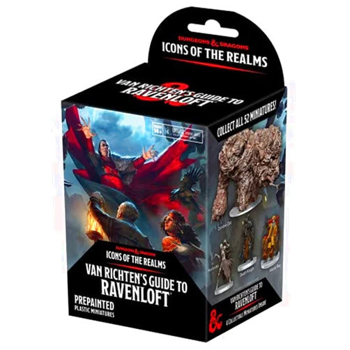 Wizkids D&D Icons of The Realms Miniatures: Van Richten's Guide to Ravenloft (Set 21) 4 Ct. Booster (Single Unit)