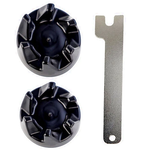 Bilkeru 2 Pcs Black 9704230 Blender Drive Coupler with 1 Spanner Replacement Parts Compatible with KitchenAid WP9704230VP WP9704230 AP2930430 PS401661